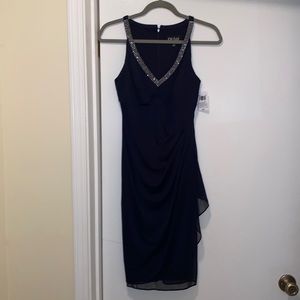 Navy Blue DJ-Jaz semi formal dress